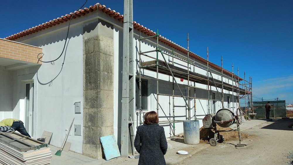 Obras na Sala Multiusos de Santa Catarina estão quase terminadas