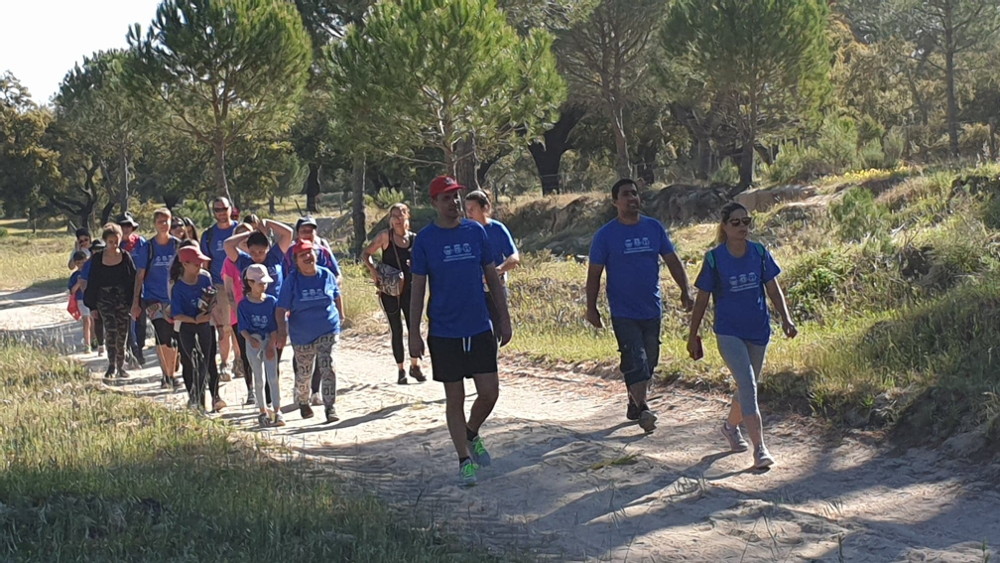 Caminhada primaveril percorreu Vale de Guizo