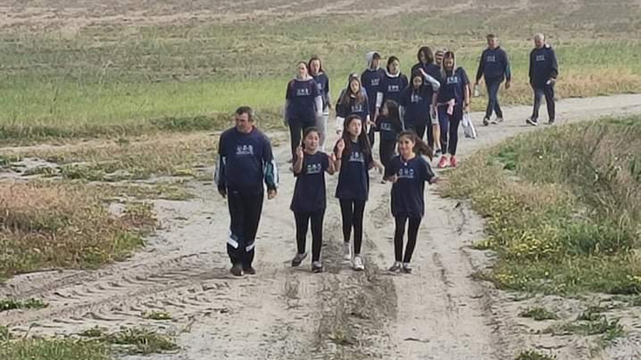 Montevil recebeu caminhada no dia 25 de Abril